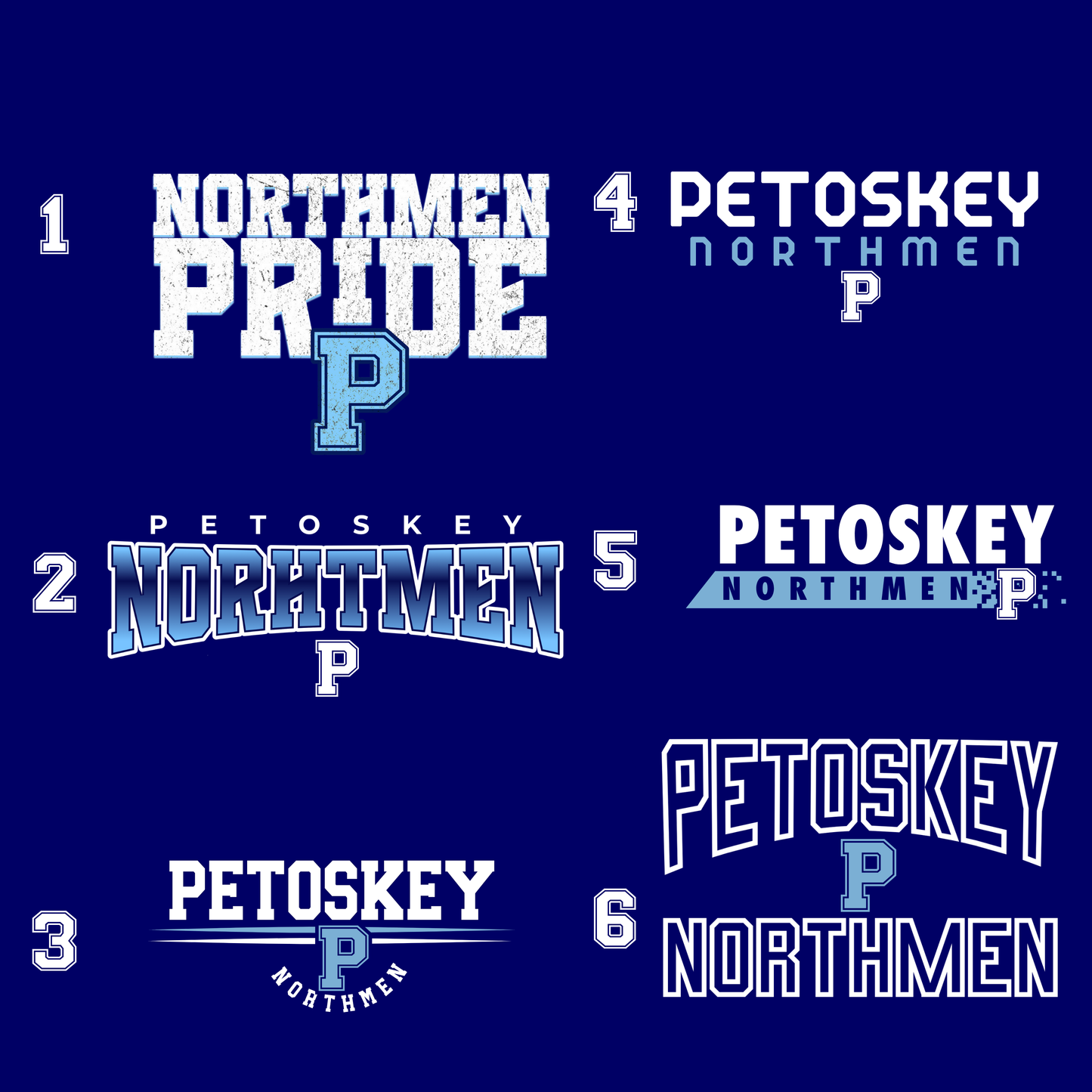 Petoskey Northmen Toddler Youth Crewneck