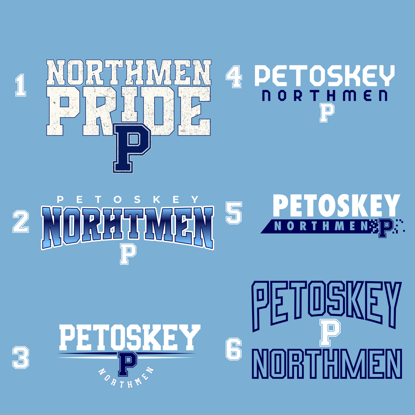 Petoskey Northmen Jerzees NuBlend Jogger Sweatpants