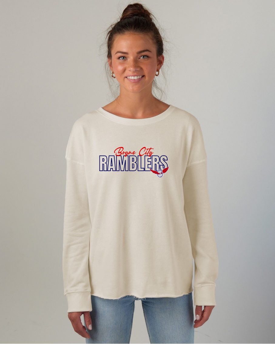 NEW Enza Beach Fleece Crewneck