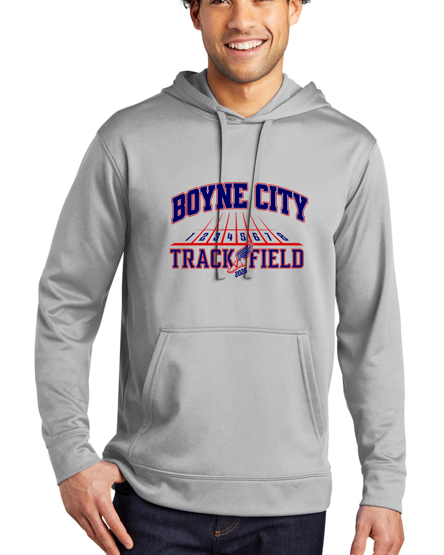 Port & Co™ Performance Fleece Pullover Hooded Sweatshirt