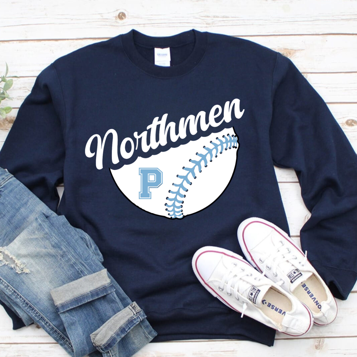 Softball/Baseball Crewneck: Youth/Adult