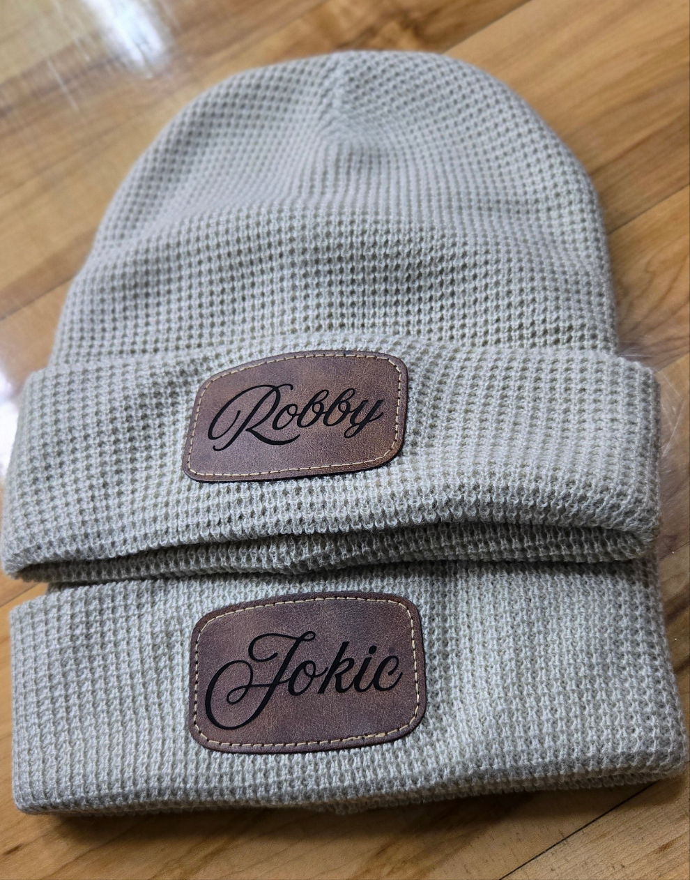 Customized Waffle Knit Beanie