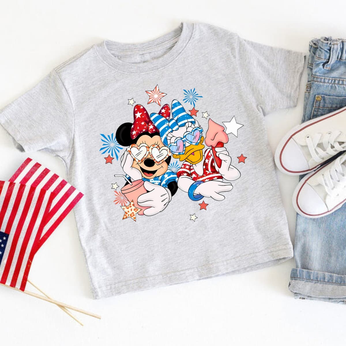 Minnie and Daisy Patriotic