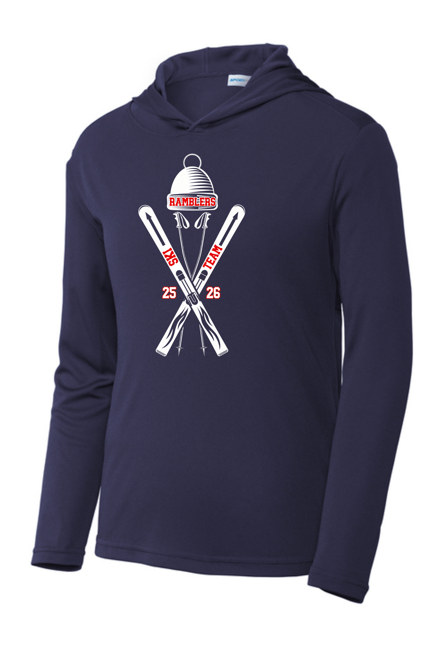 Ski Team Performance Hooded Long Sleeve