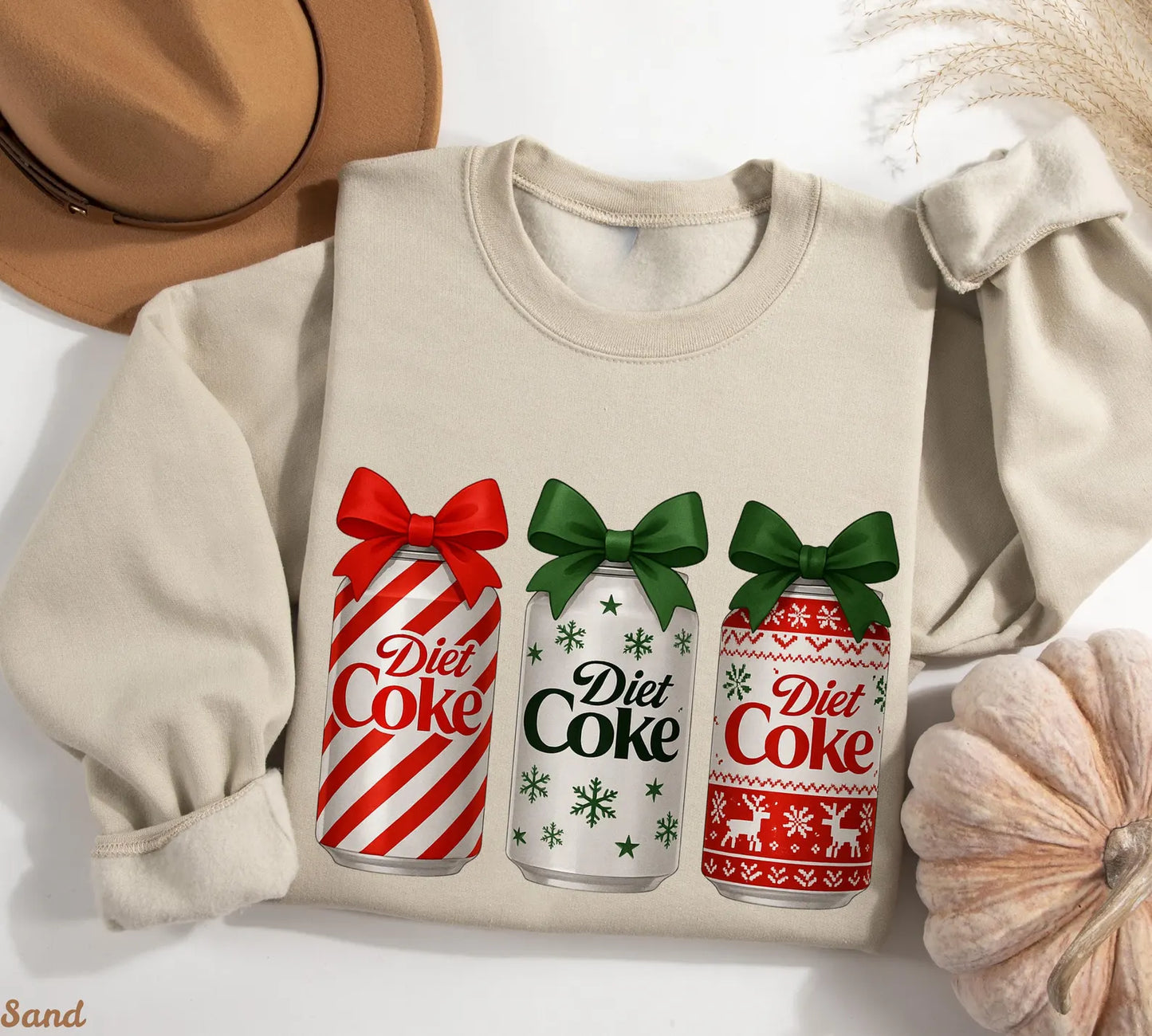 Christmas Diet Coke Tee or Crewneck