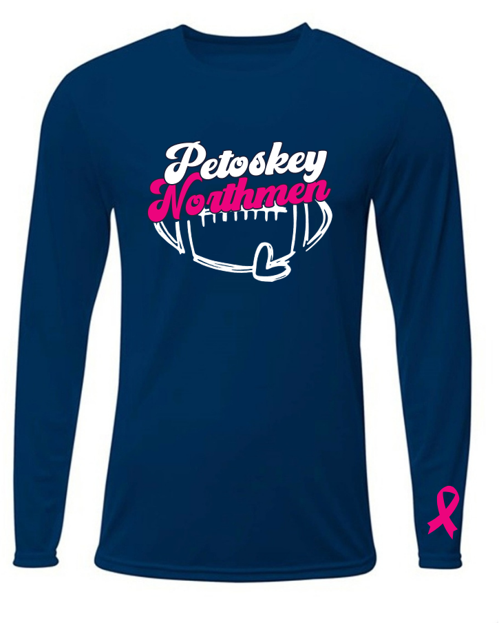 Petoskey Pink Game: Heart Long Sleeve