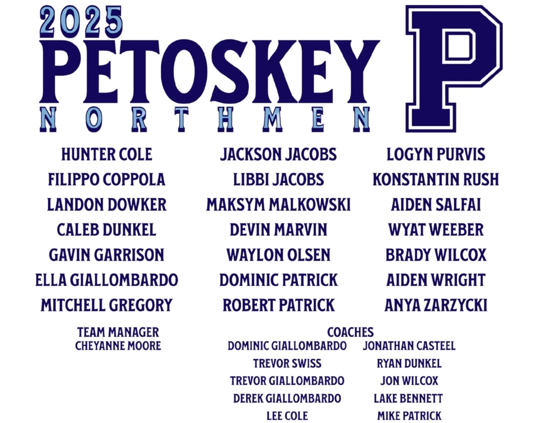 Petoskey Wrestling District Champions Tee Youth/Adult