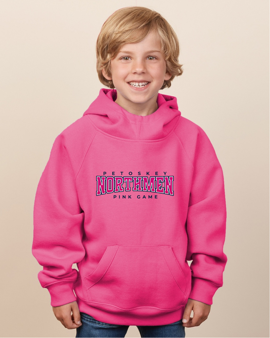 Petoskey Pink Game: Youth Scuba Hoodie