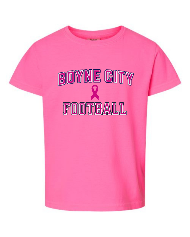 Boyne City Youth Football Pink Game: COTTON Tee