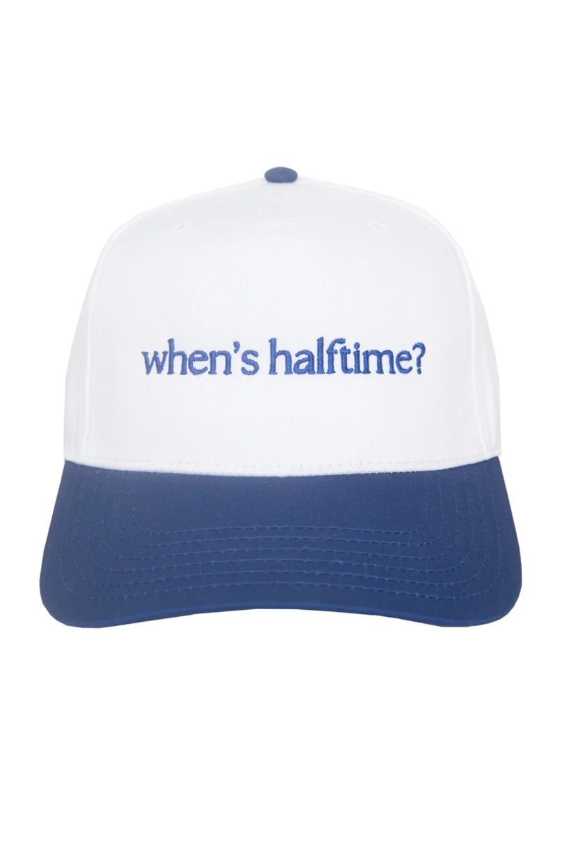When's Halftime? Two-Toned Snapback Hat