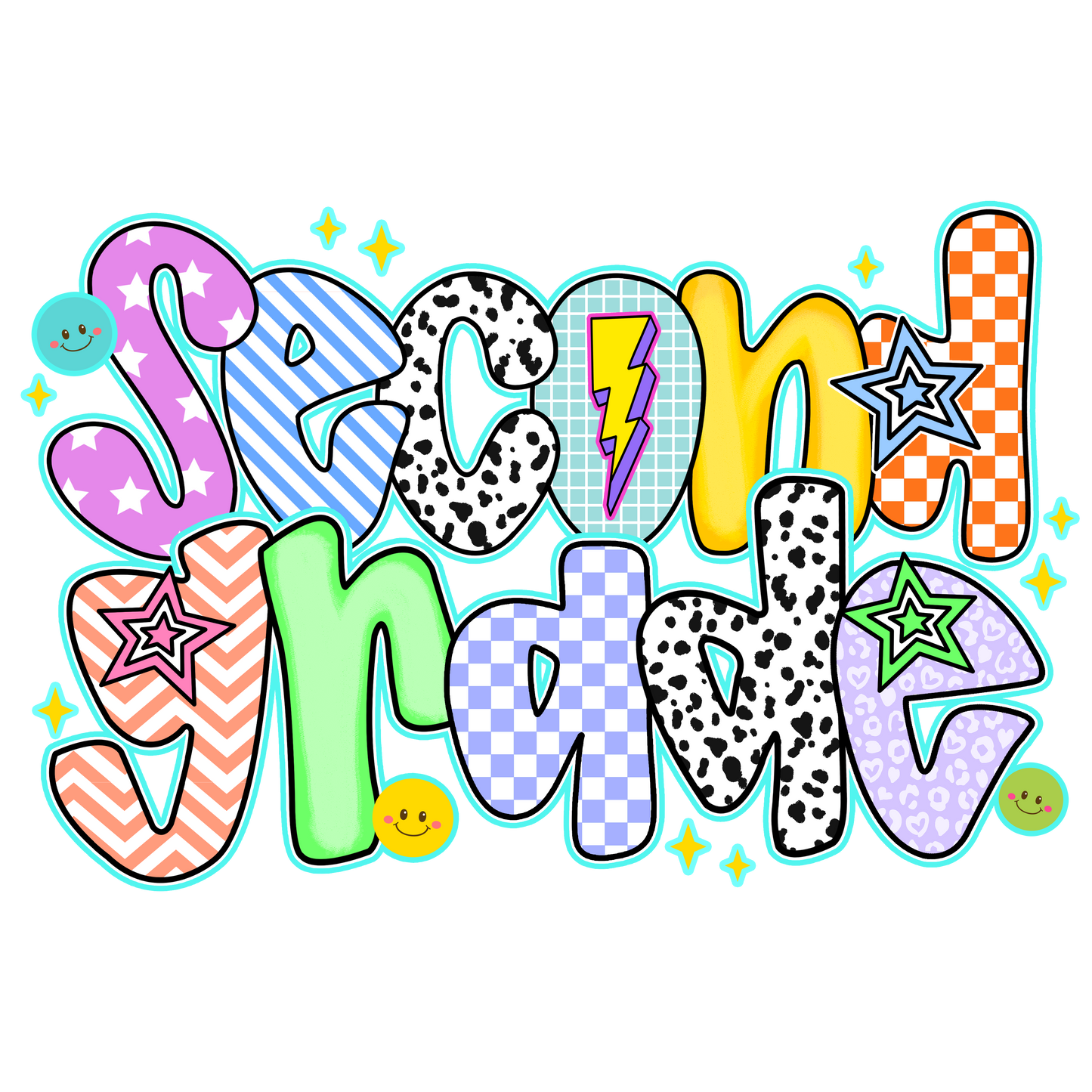 Back to School: Doodle Letters