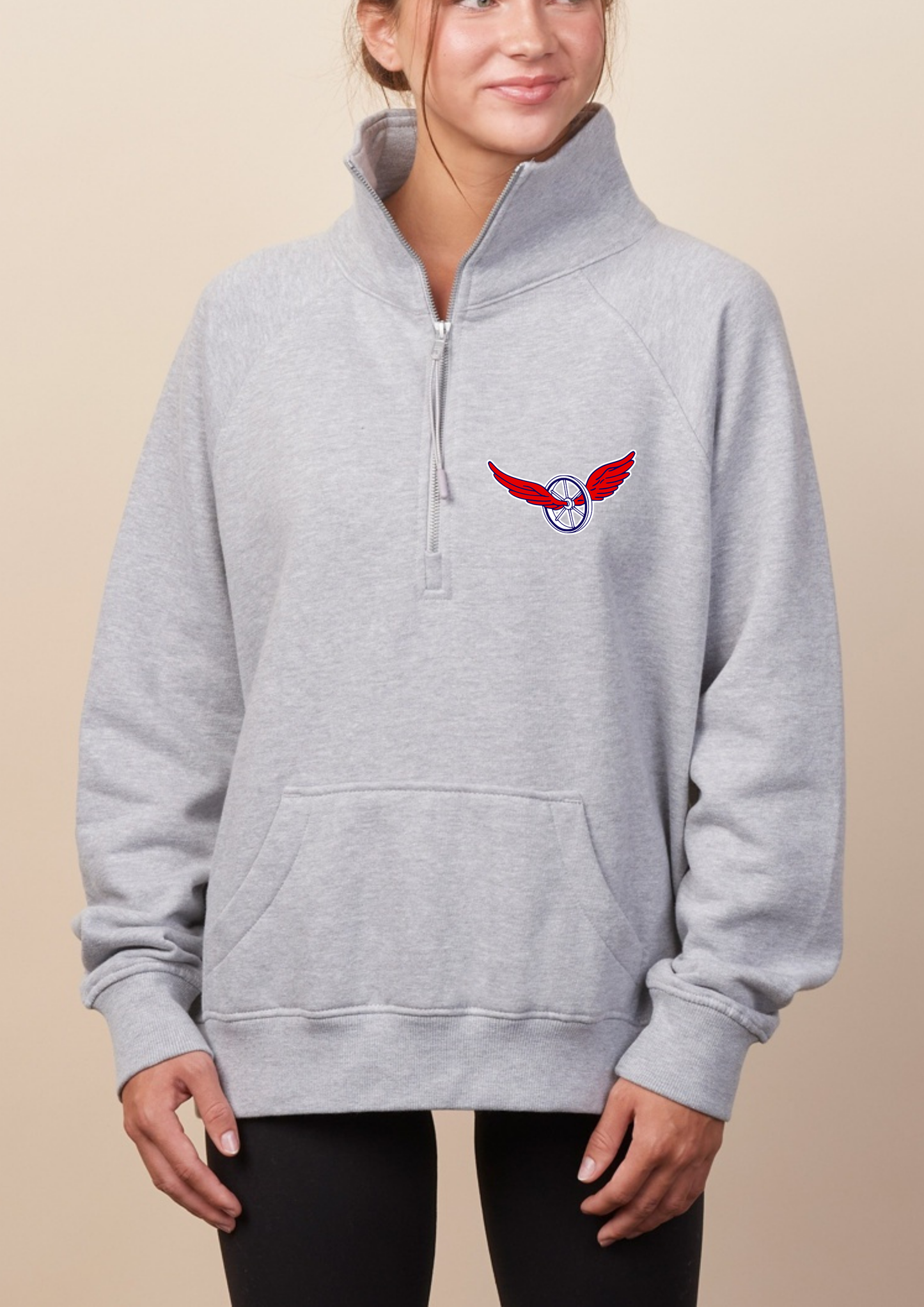 Enza® 31179 Ladies Boxy Half Zip Fleece