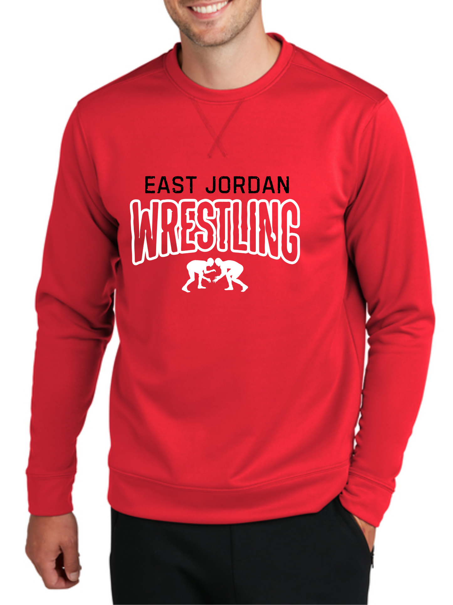 East Jordan Wrestling: Performance Crew Neck Sweatshirt