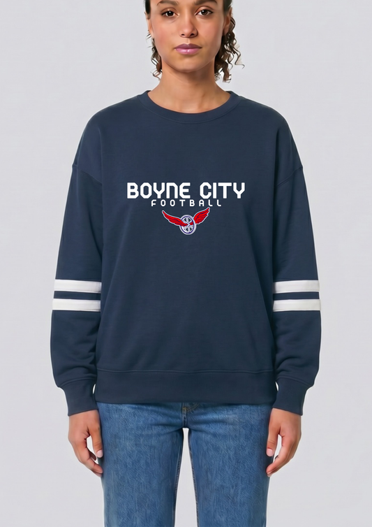 Enza® 47079 Ladies Boxy Varsity Crew