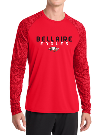 Bellaire Eagles:  Long Sleeve Digi Camo Tee