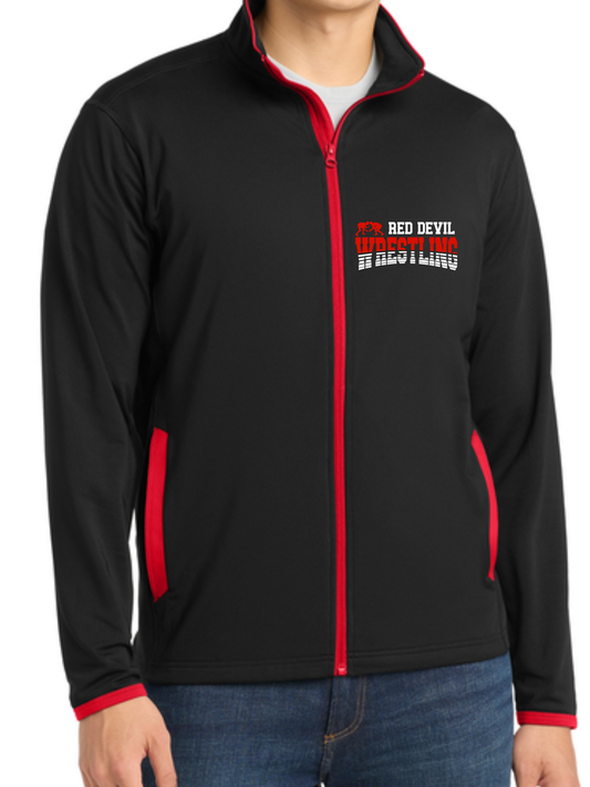 East Jordan Wrestling: Stretch Contrast Full-Zip Jacket