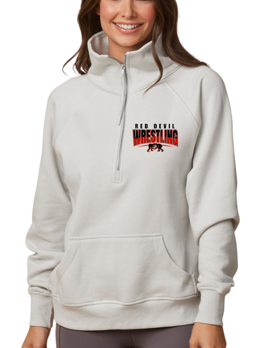 East Jordan Wrestling: Enza® 31179 Ladies Boxy Half Zip Fleece