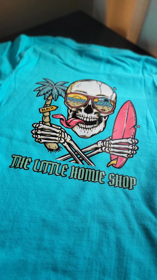 Little Homie Originals: Surf Skull Tee