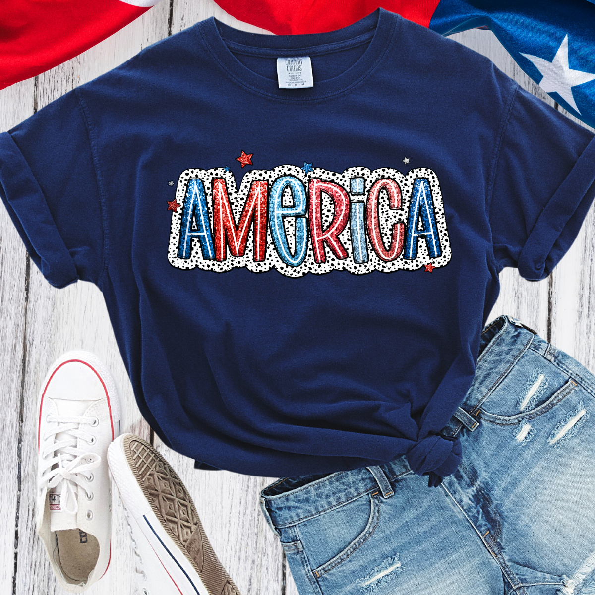 America Dalmation Print