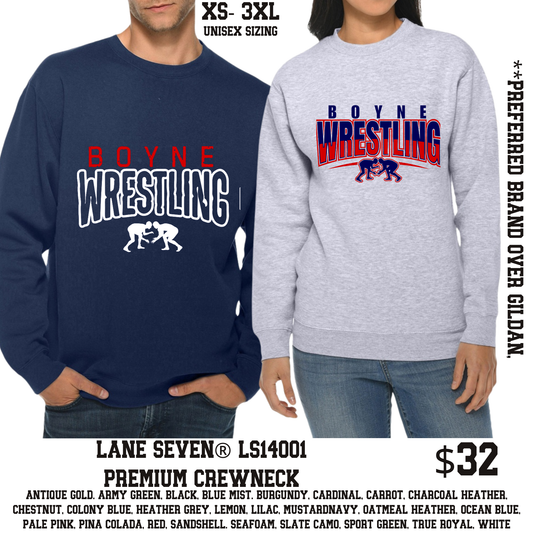 Wrestling: Adult Crewneck
