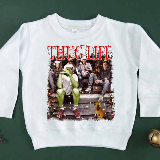 Thug Life Christmas Crewneck