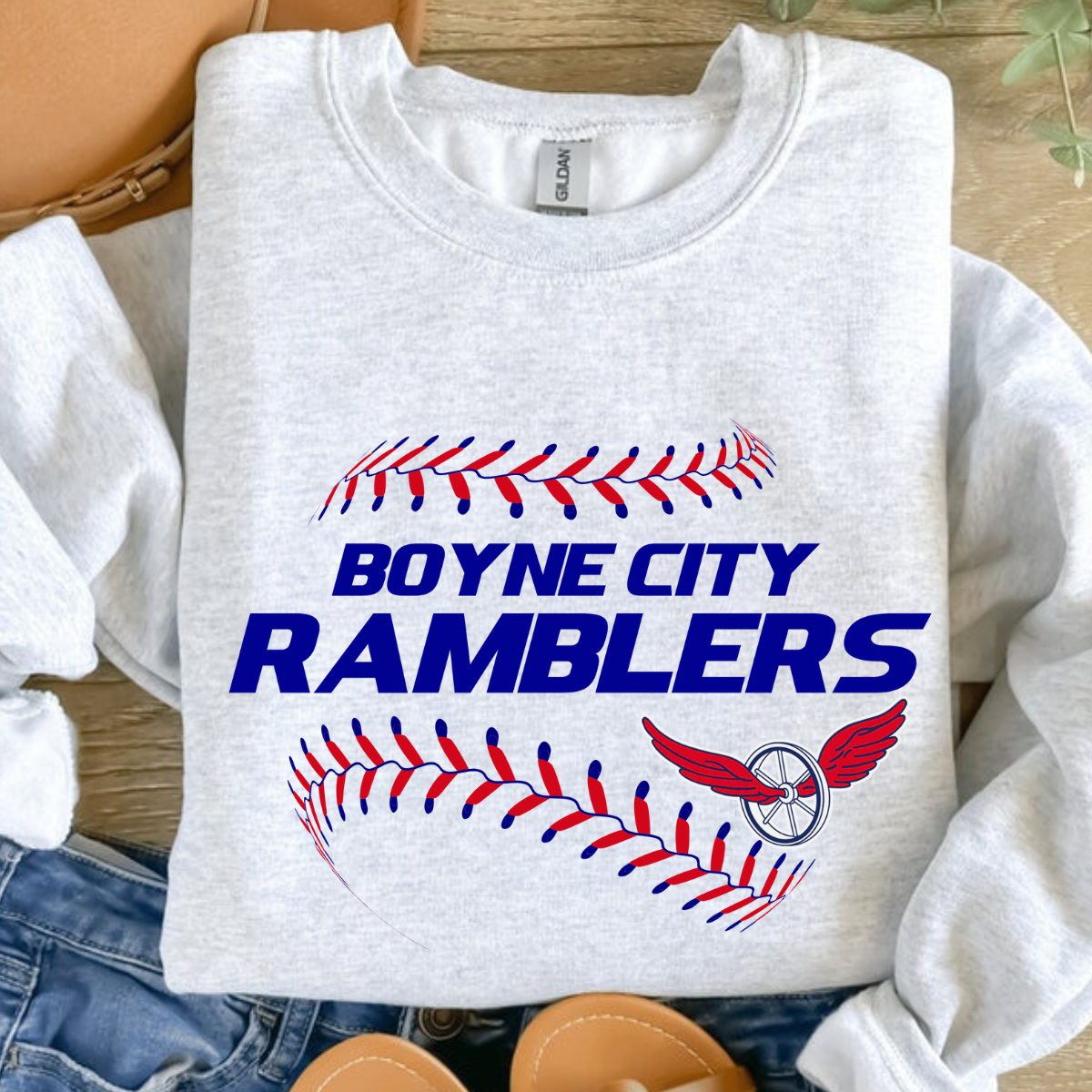 Baseball Crewneck: Youth/Adult