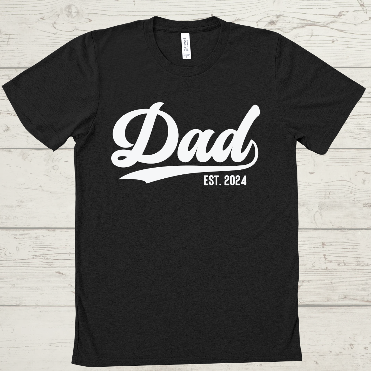 Father's Day Dad Est. 2024 Tee