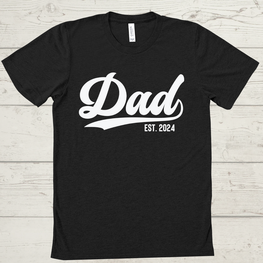 Father's Day Dad Est. 2024 Tee