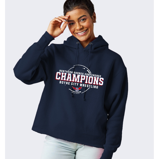 2026 Conference Champs Women's Boxy Hooded Sweatshirt