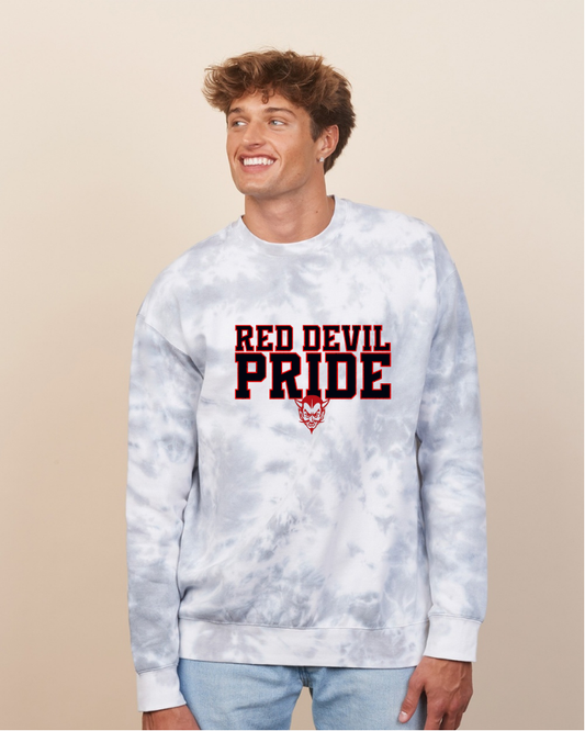 East Jordan Enza® 98279 Adult Tie Dye Fleece Crew