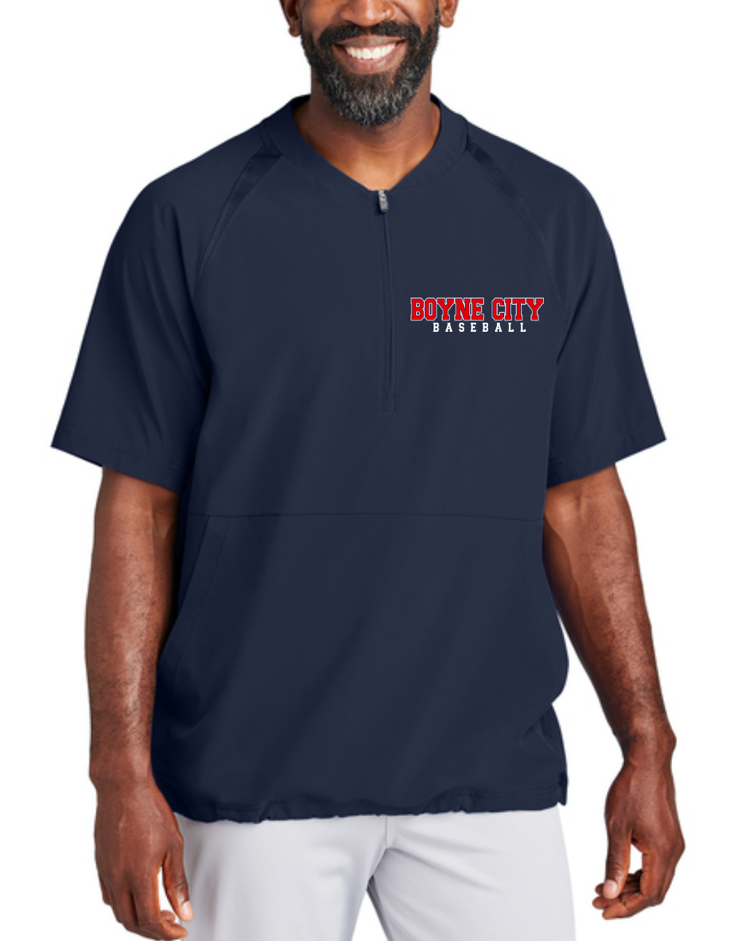 Sport-Tek® Adult/ Youth Repeat 1/2-Zip Short Sleeve Jacket