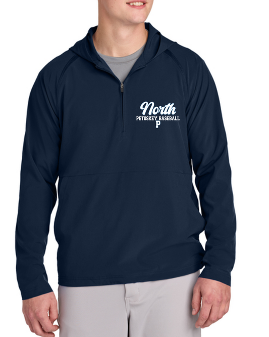 Sport-Tek® Repeat 1/2-Zip Long Sleeve Hooded Jacket