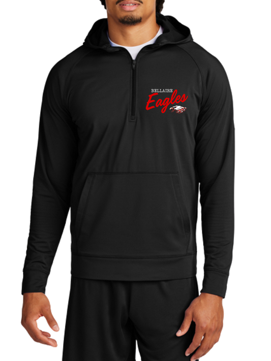 Bellaire Eagles: Stretch 1/2-Zip Hoodie
