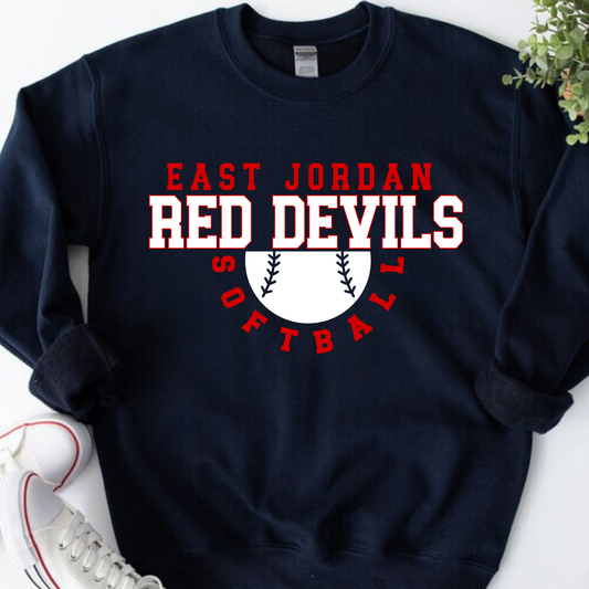 Softball Crewneck: Youth/Adult