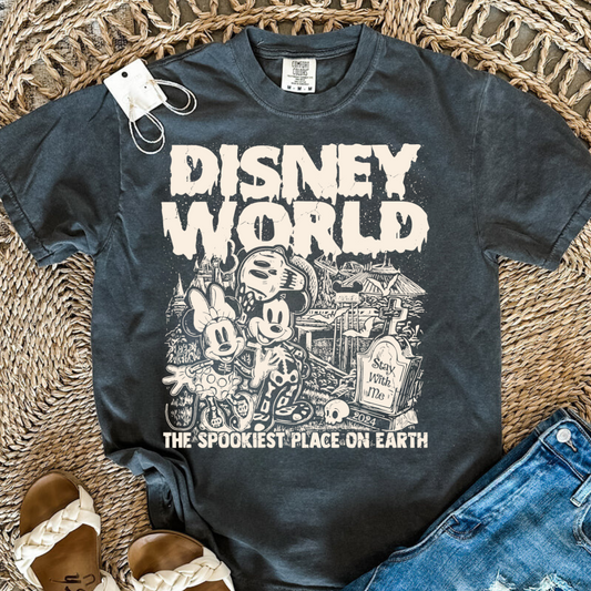 Disney world Spookiest Place on Earth Comfort Colors Tee