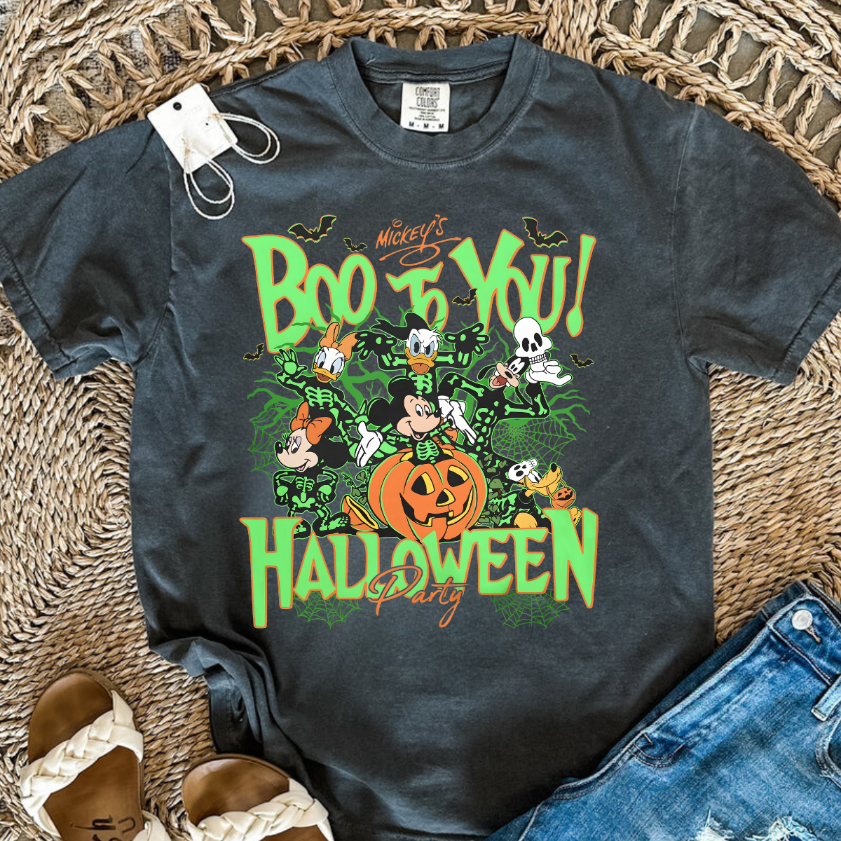 BOO to You, Mickey Halloween  Comfort Colors Tee