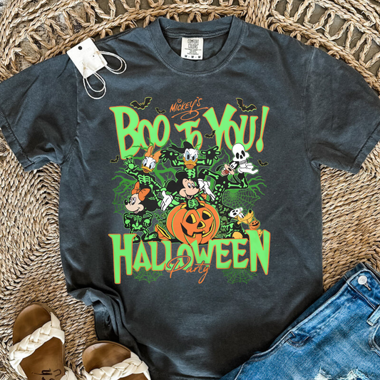 BOO to You, Mickey Halloween  Comfort Colors Tee