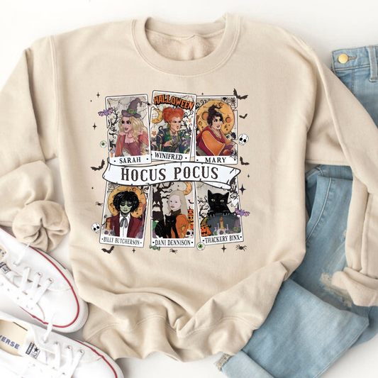 Hocus Pocus Tarot Card Gildan Crewneck