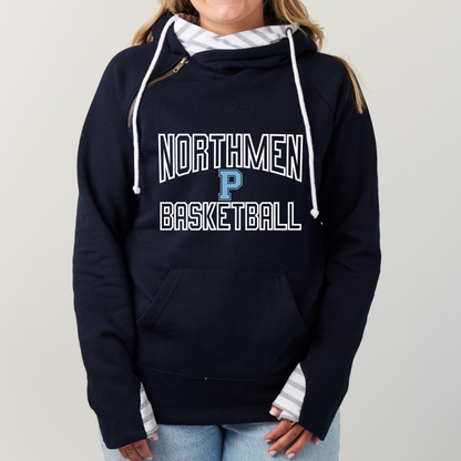 Enza Funnel Neck Hooded Sweatshirt