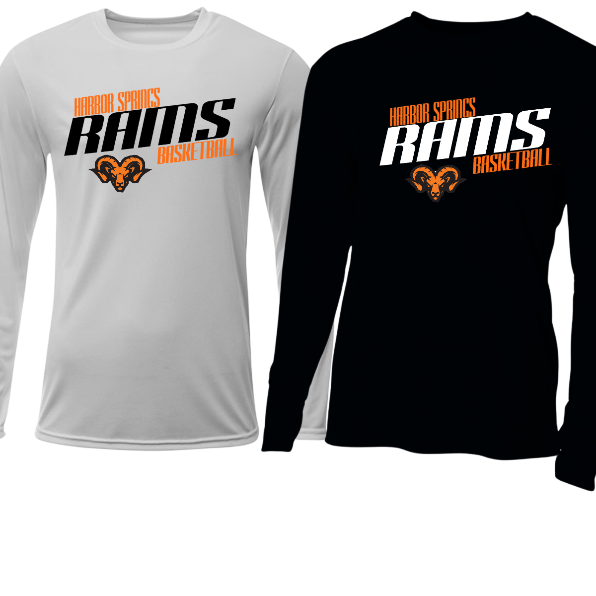 A4 Polyester Sport Long Sleeve Tee