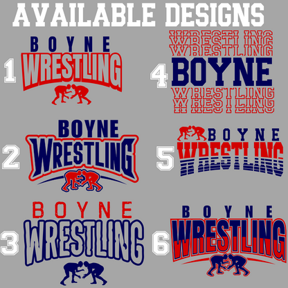Wrestling: Youth Basic Fleece Lined Crewneck