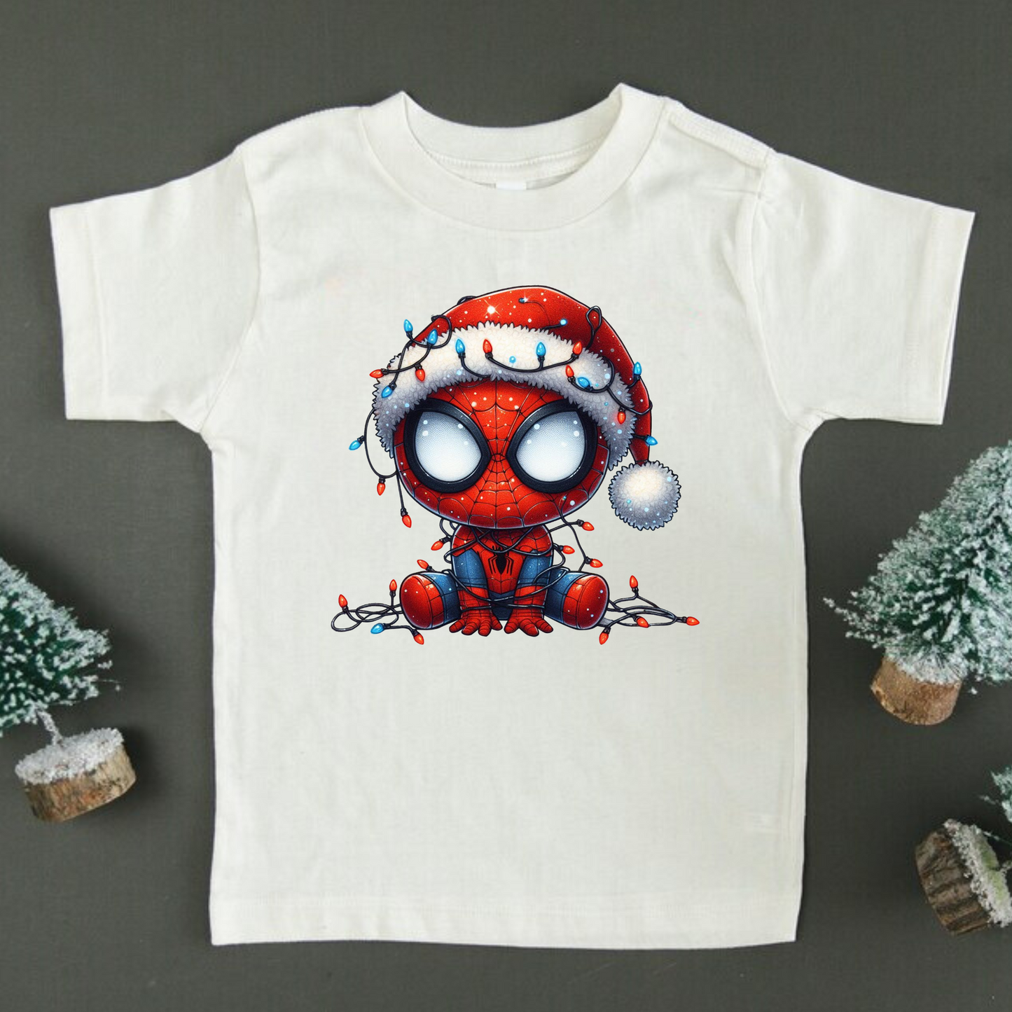 Superhero Christmas Cartoon Tee