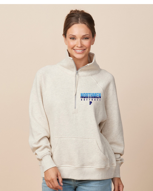 Enza® 31179 Ladies Boxy Half Zip Fleece