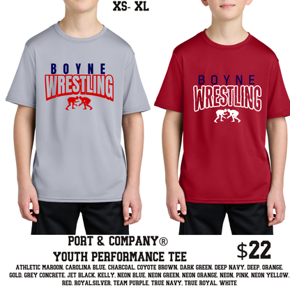 Wrestling: Youth Performance Tee