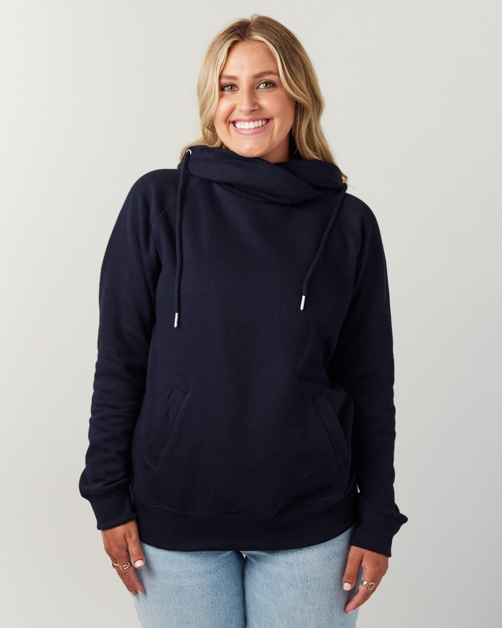 Boyne City Ramblers Enza® 32979 Ladies Classic Fleece Funnel Neck Pullover Hood