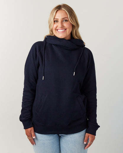 Boyne City Ramblers Enza® 32979 Ladies Classic Fleece Funnel Neck Pullover Hood
