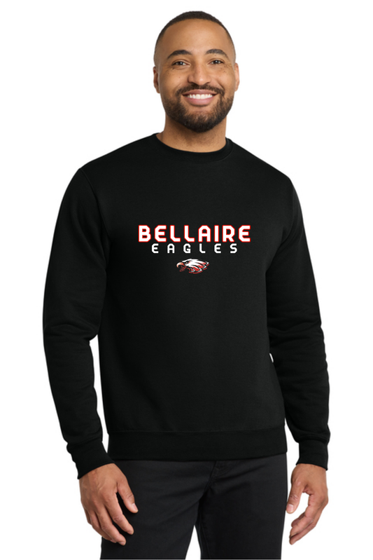 Bellaire Eagles: Basic Cotton Blend Crewneck