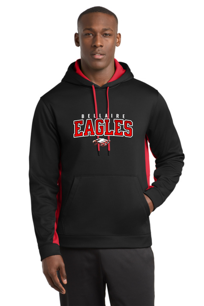 Bellaire Eagles: Contrast Hooded Sweatshirt