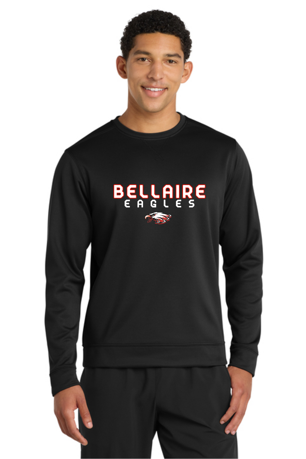 Bellaire Eagles: Performance Crew Neck Sweatshirt