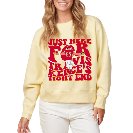 Ladies Boxy Chiefs Crewneck